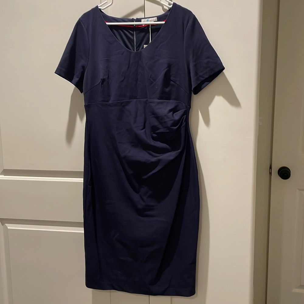 Boden navy ponte dress size 14 - worn once